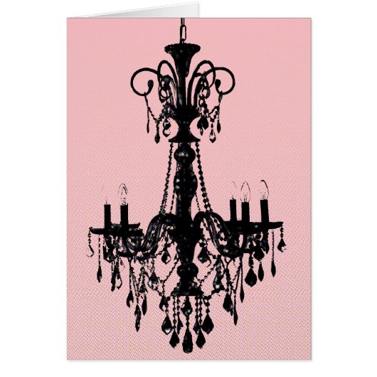 Chandelier & Pink Cards (Front)