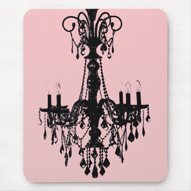 Chandelier & Pink Mouse Pad (Front)