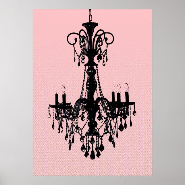Chandelier & Pink Poster (Front)