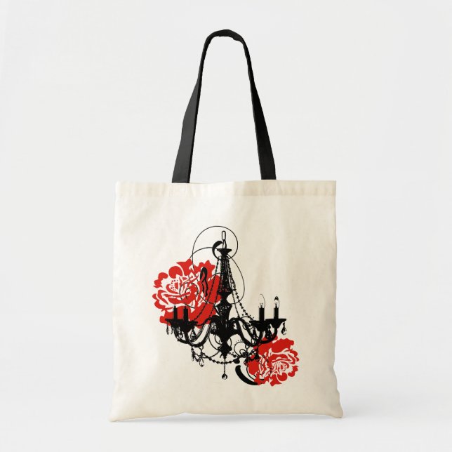 Chandelier Romance Tote Bag (Front)