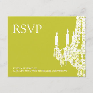 Chandelier RSVP Cards