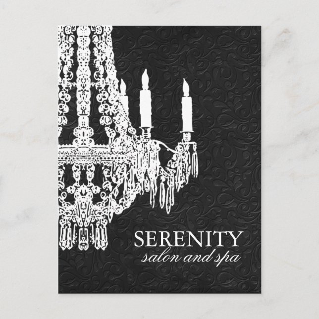 Chandelier - Spa Advertising Postcard (Front)