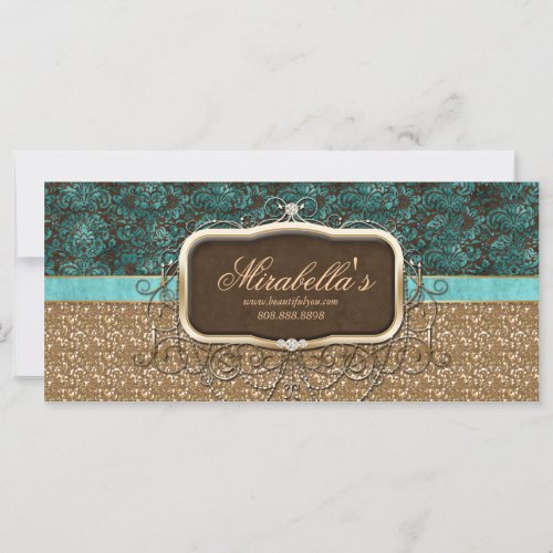 Chandelier Tanning Salon Gift Certificate Gold