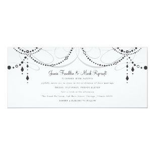 Tea Length Invitations Zazzle Chandelier Tea Length Wedding Invitation