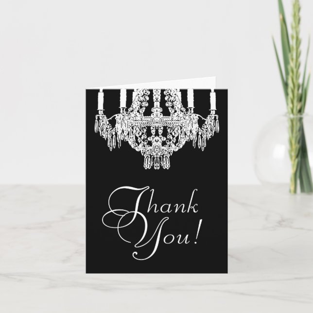 Chandelier Thank You Card (Front)