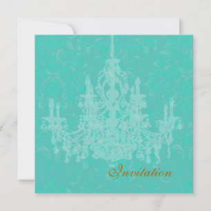 Chandelier, wedding Invitations