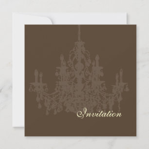Chandelier, wedding Invitations