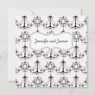 Chandelier Wedding Invitations