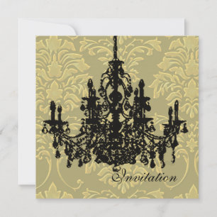 Chandelier, wedding Invitations