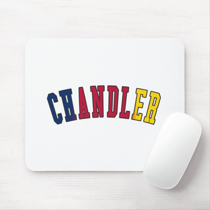 Chandler in Arizona State Flag Colors Mousepad