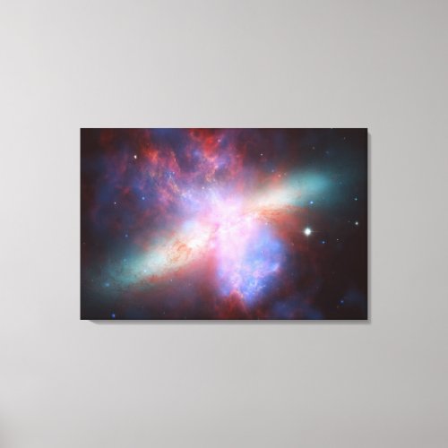 ChandraHubbleSpitzer X_rayVisibleInfrared Canvas Print