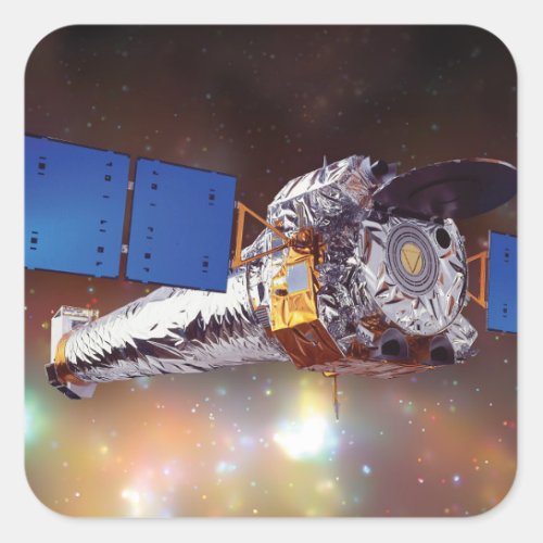 Chandra X_ray Observatory Square Sticker