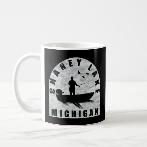Chaney Lake Fishing Michigan    Coffee Mug