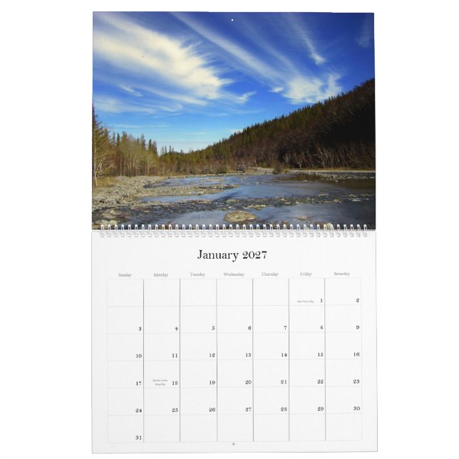Changbai Mountains, China/Travel Photos Calendar (Jan 2027)