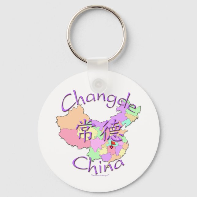 Changde China Keychain (Front)