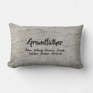 Personalized Grandkids pillow – Stitch & Scribe