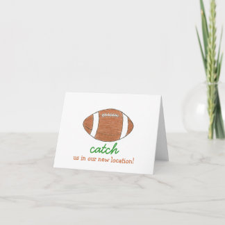 Change address card - catch us in our new location