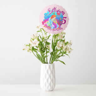 Change Age Name Mermaid Birthday Party Personalize Balloon