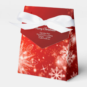 Change ALL Text Organization Christmas Party Favor Boxes