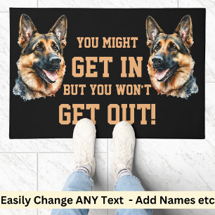 Change ALL Text, You Might Get In, But Not Out - Doormat