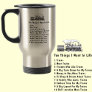 Change ANY Text, 10 Things I Want In Life Trains  Travel Mug