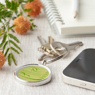 Change Background Color -Irish Blessing Keychain