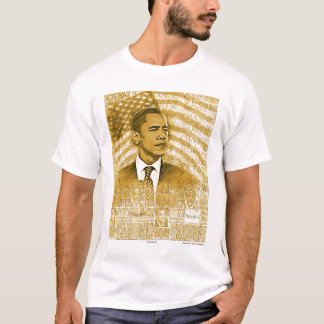 "Change" Barack Obama Gold T-Shirt