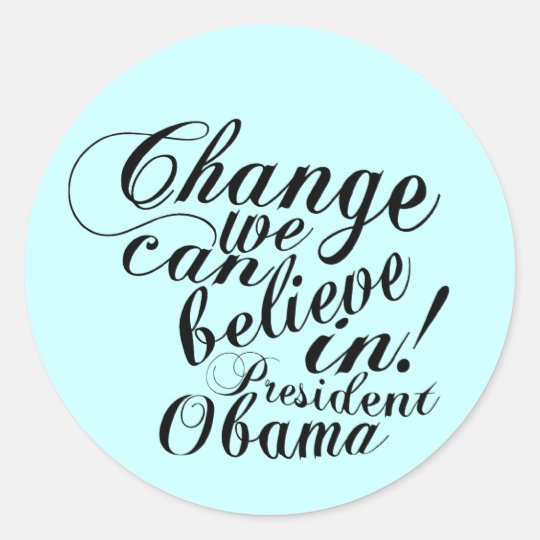 change classic round sticker