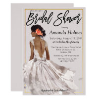 CHANGE COLOR - Fashion Bridal Shower Invitation