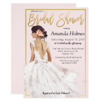 CHANGE COLOR - Fashion Bridal Shower Invitation