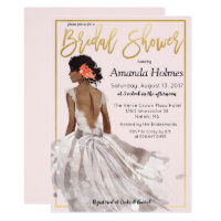 CHANGE COLOR - Fashion Bridal Shower Invitation