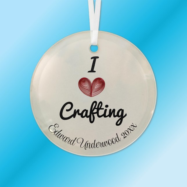 Change CRAFT, Display Year-Round Keepsake Glass Ornament (Creator Uploaded)