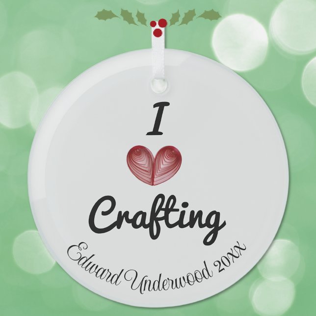 Change CRAFT, Display Year-Round Keepsake Glass Ornament (Creator Uploaded)