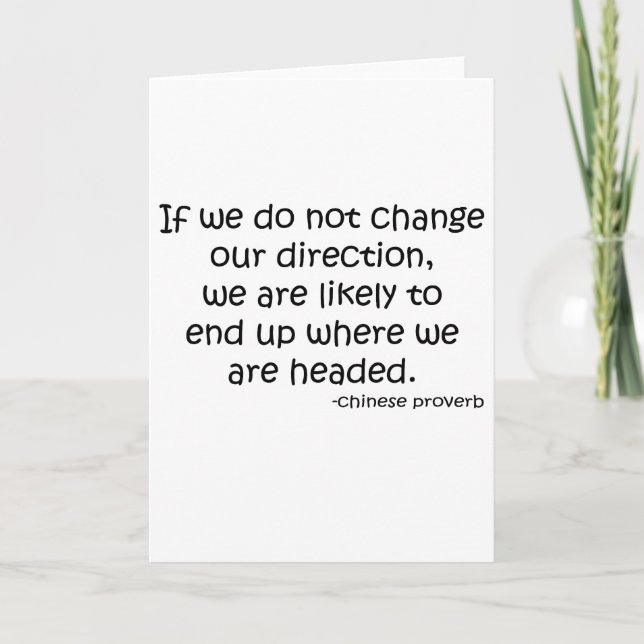 Change Direction quote Card (Front)