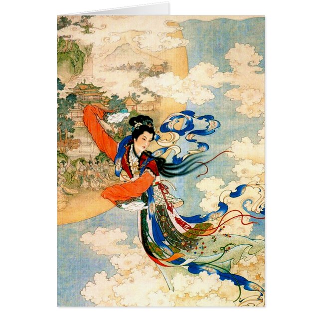 Chang'e Flying to the Moon Cards (Front)