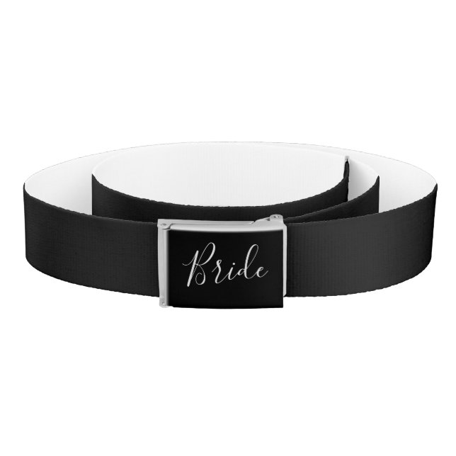 Change Font - Custom Bride Belt (Coil)