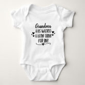 Granny's been Waiting a Long Time for me to Arrive Baby Grow Vest Bodysuit 