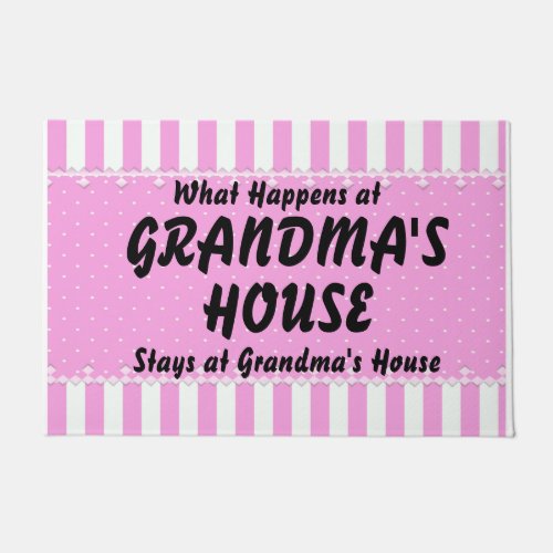 Change Grandmother Name Happens at Stays at Pink Doormat