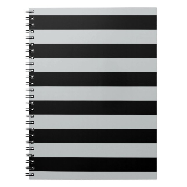 Change Gray Stripes to  Any Color Click Customize Notebook (Front)