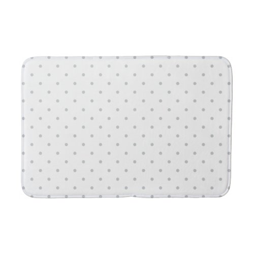 Change Grey Polka Dots Any Color Click Customize Bathroom Mat