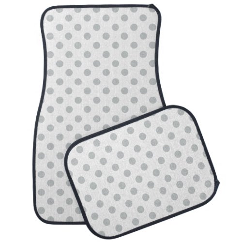 Change Grey Polka Dots Any Color Click Customize Car Mat