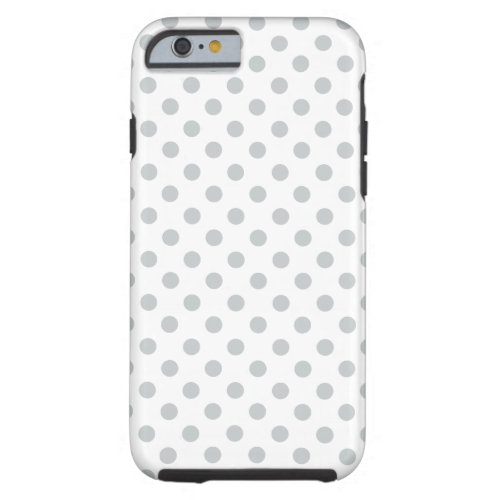 Change Grey Polka Dots Any Color Click Customize Tough iPhone 6 Case