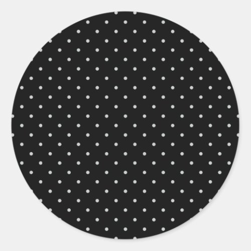 Change Grey Polka Dots Any Color Click Customize Classic Round Sticker