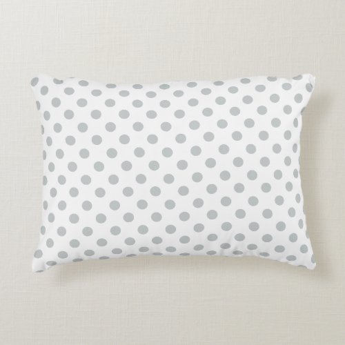 Change Grey Polka Dots Any Color Click Customize Decorative Pillow