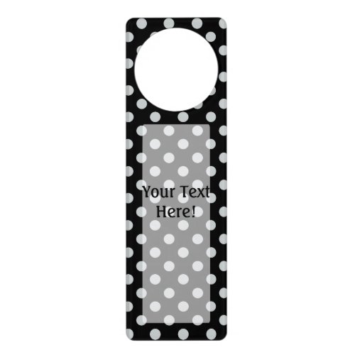 Change Grey Polka Dots Any Color Click Customize Door Hanger