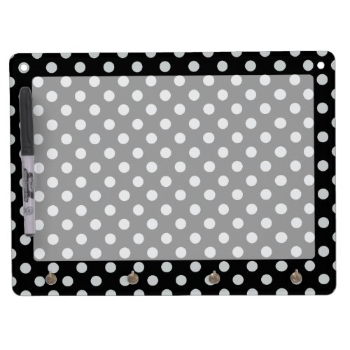 Change Grey Polka Dots Any Color Click Customize Dry Erase Board With Keychain Holder