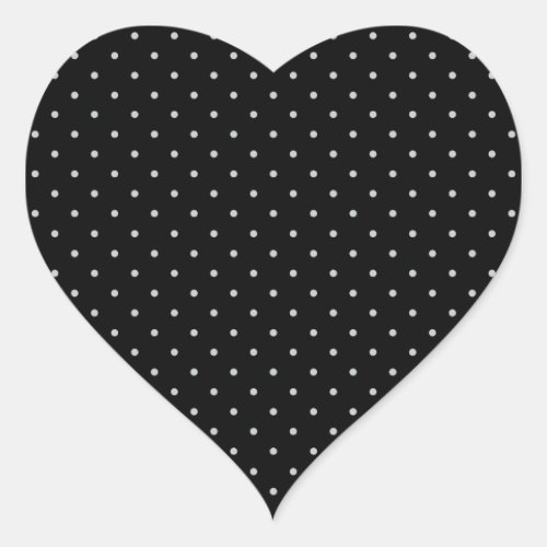 Change Grey Polka Dots Any Color Click Customize Heart Sticker