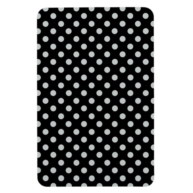 Change Grey Polka Dots Any Color Click Customize Magnet (Vertical)