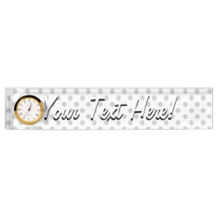 Change Grey Polka Dots Any Color Click Customize Name Plate