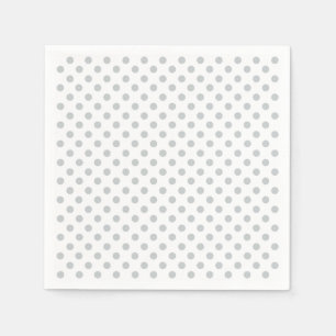 Change Grey Polka Dots Any Color Click Customize Paper Napkins